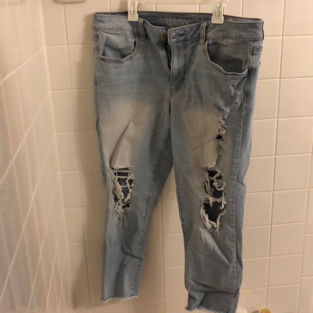 Size 10 American eagle light wash jeans